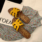 Damen komfortable Sandalen mit elastischen Riemen und trendigem Design R&B