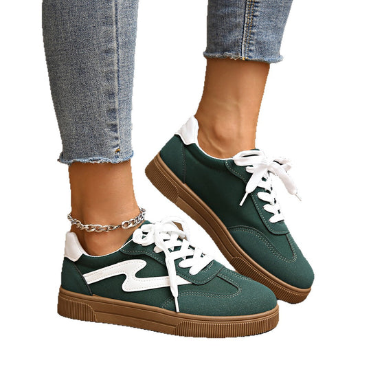 Damen Sportliche Sneakers mit innovativer Farbkombination R&B