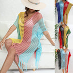 Damen luftig-transparenter Strandponcho R&B