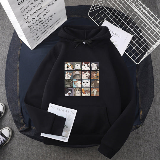 Damen Sweatshirt mit Tier-Motiv R&B