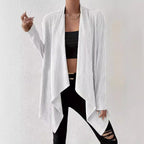Damen Lässige Strickjacke mit modernem Waffelmuster R&B