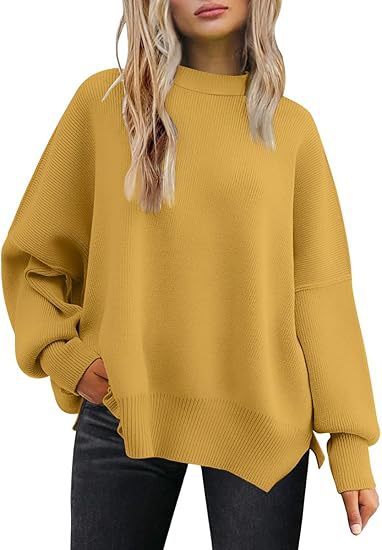 Damen lockerer Strickpullover R&B