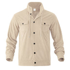 Herren modische Cordjacke mit praktischen Taschen und hochwertiger Verarbeitung R&B