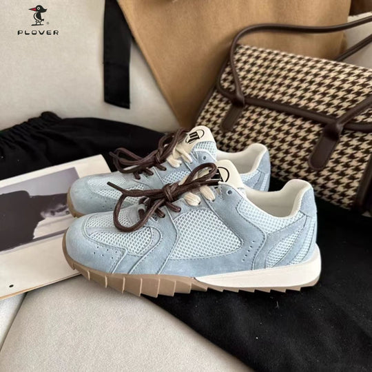 Damen Sportliche Sneakers mit atmungsaktiver Mesh-Oberfläche und stabiler Laufsohle R&B