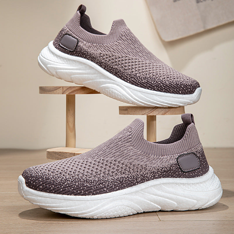 Damen Stretch-Sneaker mit atmungsaktivem Obermaterial und dämpfender Sohle
