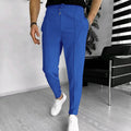Herren Modische Chinohose mit elastischem Bund und praktischen Taschen R&B