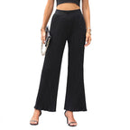 Damen Plisseehose mit elegantem Schnitt und hohem Bund R&B