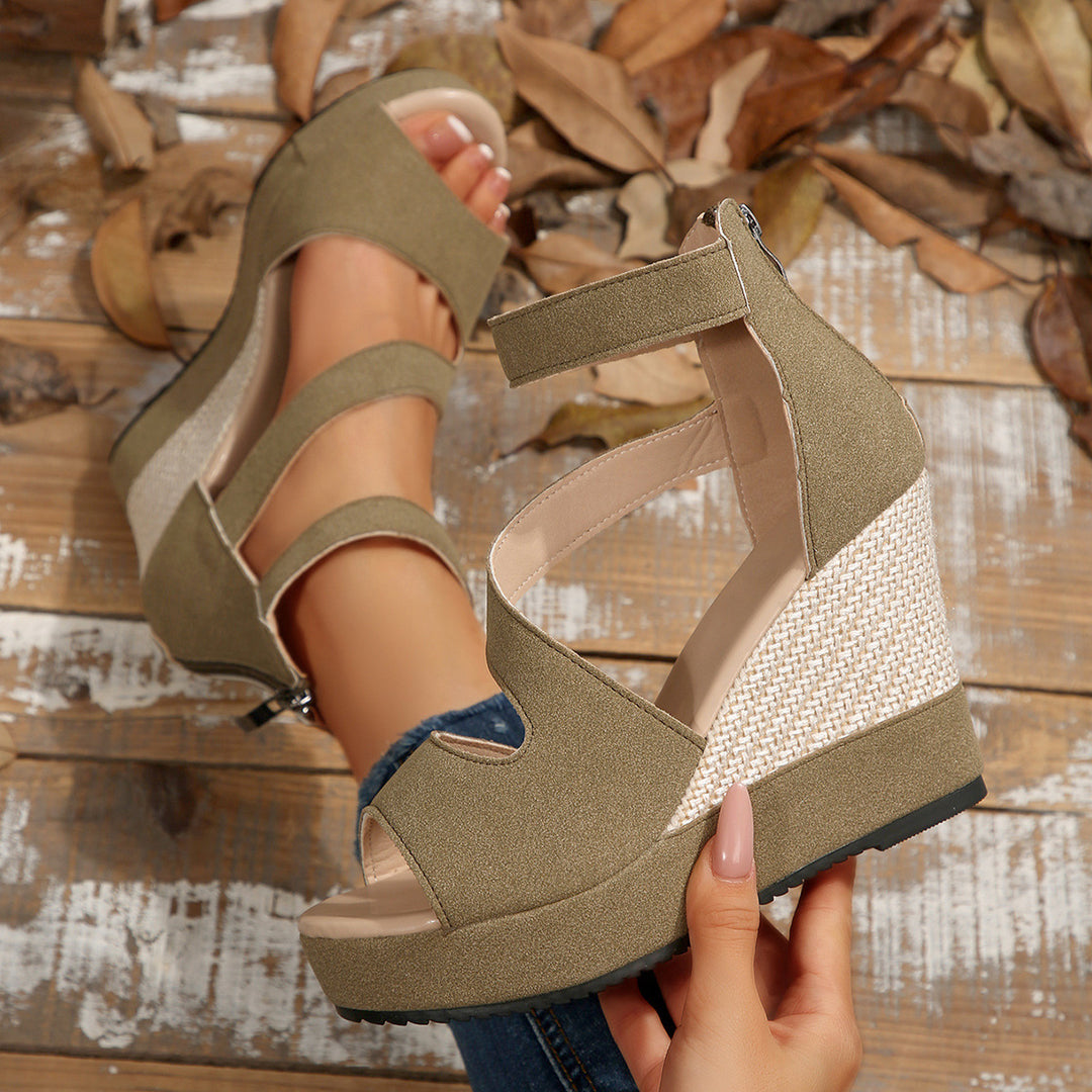 Damen Wedge Sandalen mit vielseitigem Design R&B