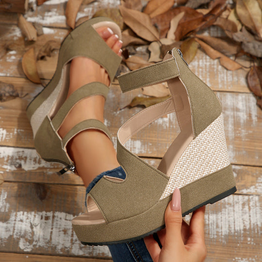 Damen Wedge Sandalen mit vielseitigem Design R&B