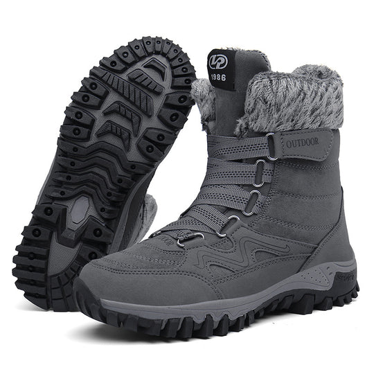 Damen Outdoor-Winterstiefel mit rutschfester Sohle und isolierendem Innenfutter R&B