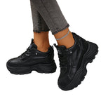 Damen sportliche Sneakers mit dämpfender Sohle und modischem Obermaterial R&B