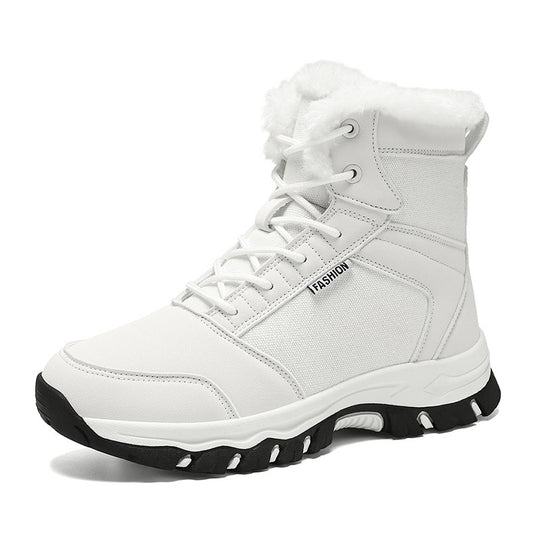 Damen gefütterte Winterstiefel mit rutschfester Profilsohle und komfortablem Innenfutter R&B