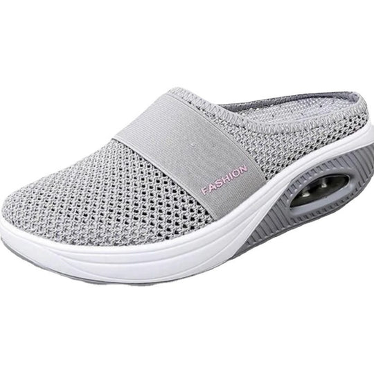 Damen Komfortable Clogs mit atmungsaktivem Mesh-Obermaterial und gepolsterter Sohle R&B