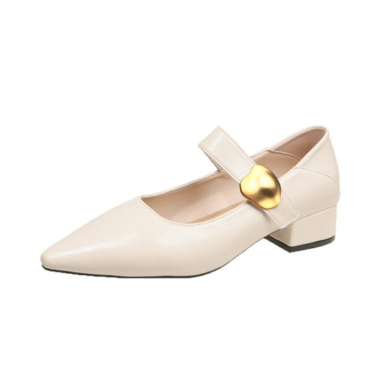Damen elegante Pumps mit verstellbarem Riemen und edlem Design R&B