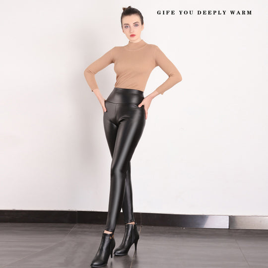 Damen Modische Overknee-Stiefel aus Kunstleder mit weich gefüttertem Innenfutter R&B