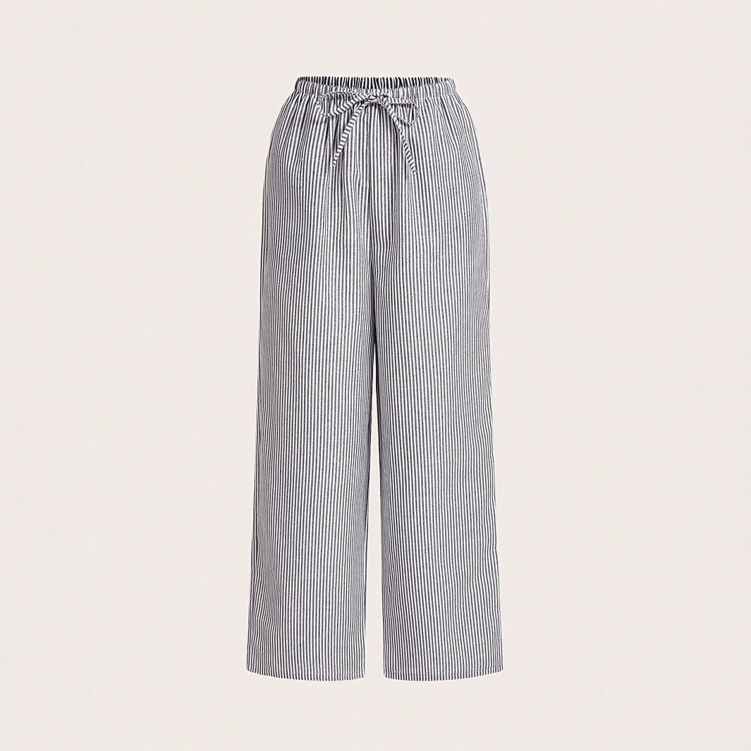 Damen Luftige Palazzo-Hose mit gemustertem Design R&B