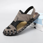 Damen Sportliche Aqua-Sandalen mit atmungsaktiver Netzstruktur und rutschfester Sohle R&B