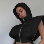 Damen stylische Kapuzenjacke R&B