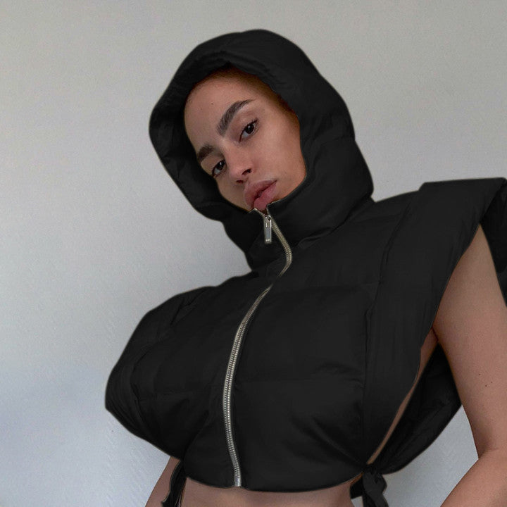 Damen stylische Kapuzenjacke R&B