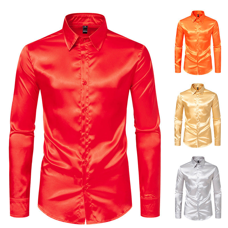Herren Seidenhemd R&B