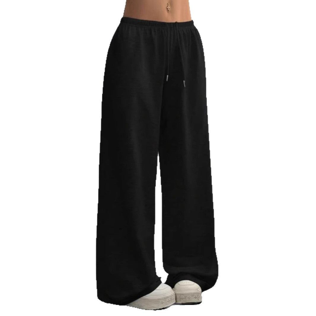Damen Weite Sweatpants mit elastischem Bund R&B