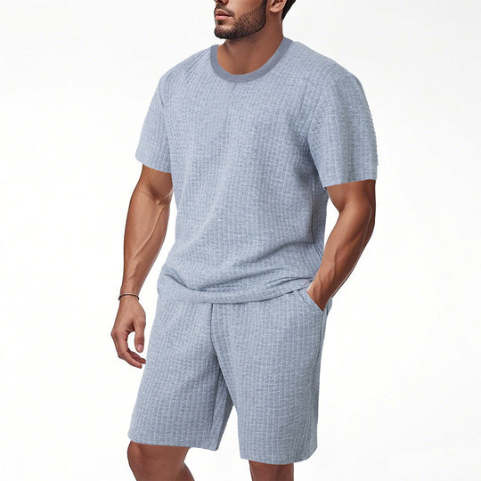 Damen lässiges Freizeit-Outfit aus atmungsaktivem Strukturmaterial R&B