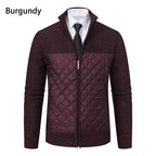 Herren gesteppte Freizeitjacke mit hochschließendem Kragen und praktischen Taschen R&B