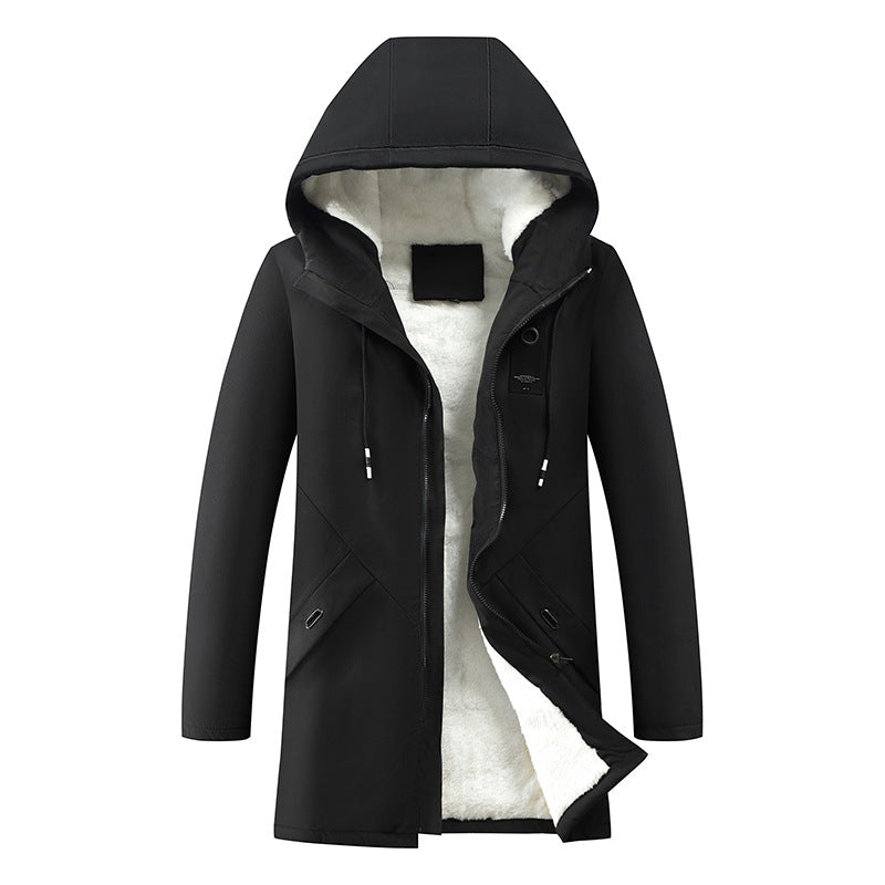 Herren modische Winterjacke mit isolierendem Futter und praktischen Reißverschlusstaschen R&B