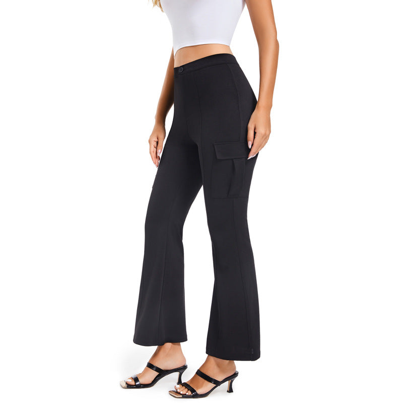 Damen Bootcut Cargo-Hose R&B