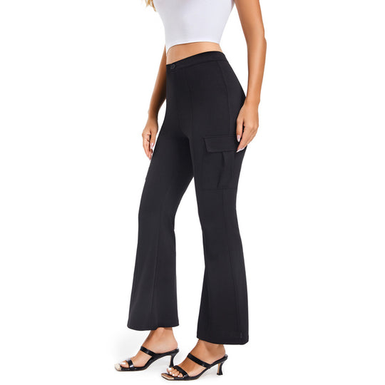 Damen Bootcut Cargo-Hose R&B