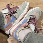 Damen Fashion-Sneaker mit modischem Retro-Design und trendigen Applikationen R&B
