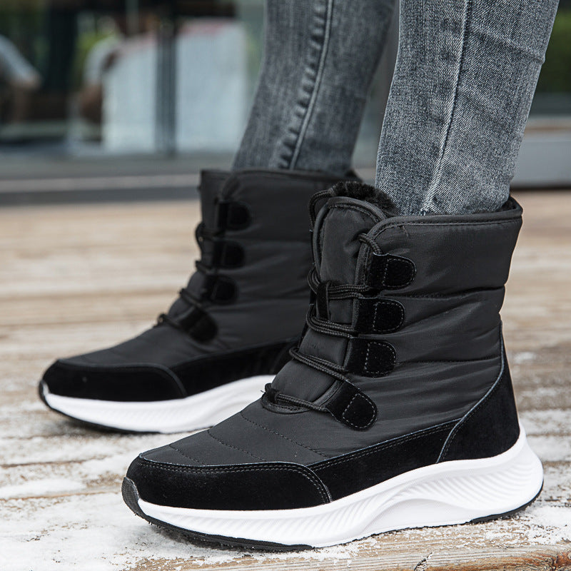 Damen Winterliche Sneaker Boots mit isolierendem Innenfutter und rutschfester Sohle R&B