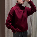 Damen Modischer Rollkragenpullover R&B