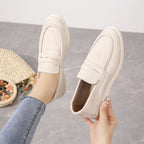 Damen Mokassins mit modischem Veloursleder-Design R&B