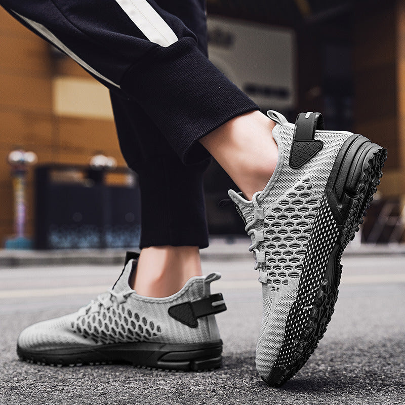 Damen Sportliche Lauf-Sneaker mit atmungsaktivem Mesh-Obermaterial und dämpfender Sohle R&B