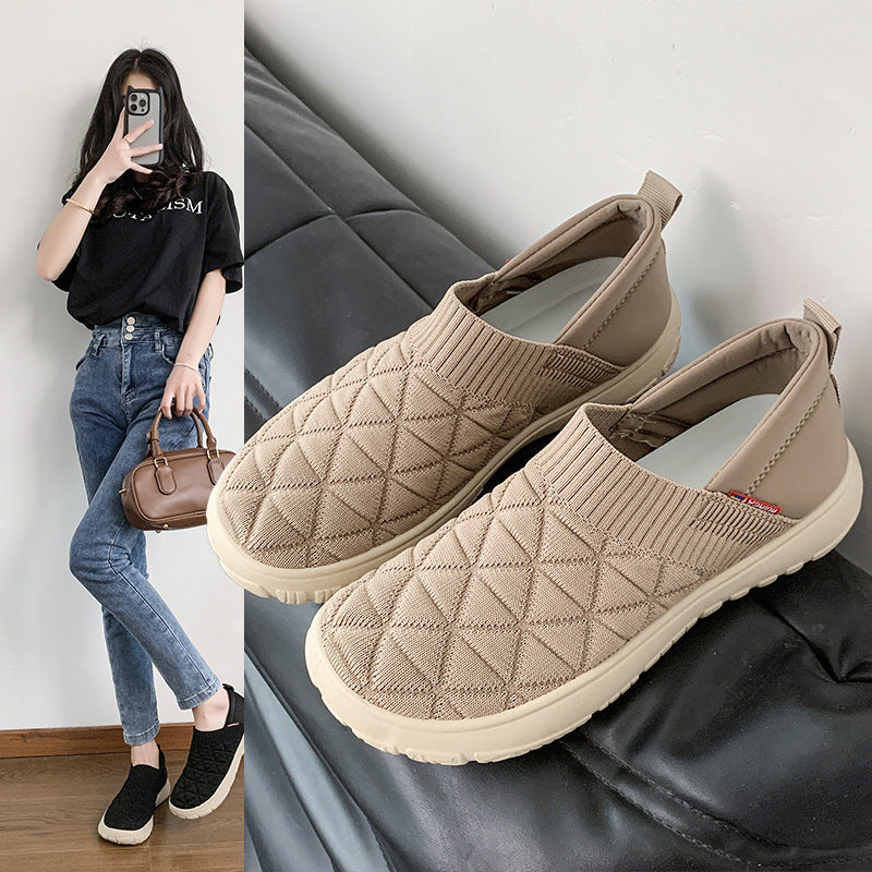 Damen Komfortable Slip-On Sneakers R&B