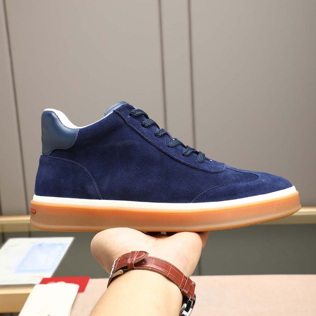 Damen Hochwertige Wildleder Sneakers mit komfortabler Dämpfung R&B