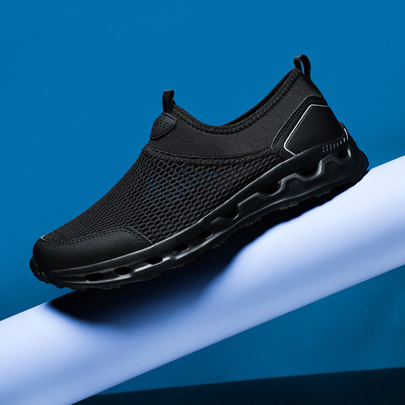 Damen Atmungsaktive Freizeitschuhe mit flexiblem Netzmaterial und rutschfester Sohle