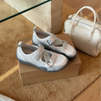 Damen Sportliche Halbschuhe mit verstellbaren Riemen und rutschfester Sohle