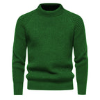 Herren Grobstrickpullover mit hohem Kragen und zeitlosem Design R&B