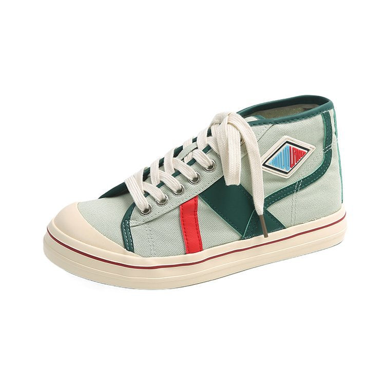 Damen Sportliche Sneaker mit Kontrastnähten und hochwertigem Material R&B