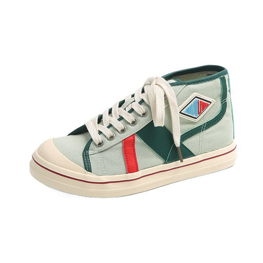 Damen Sportliche Sneaker mit Kontrastnähten und hochwertigem Material R&B
