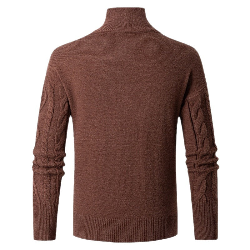 Herren Strickjacke mit eleganten Kabelmustern R&B