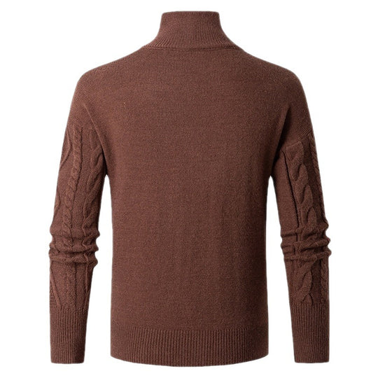 Herren Strickjacke mit eleganten Kabelmustern R&B