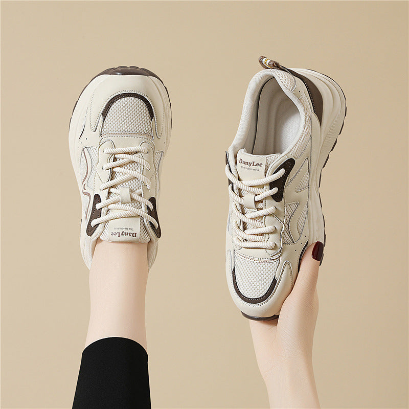 Damen Sportliche Lifestyle-Sneaker mit atmungsaktivem Mesh und dämpfender Sohle R&B