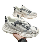 Damen Sportliche Sneakers mit atmungsaktiver Mesh-Oberfläche und rutschfester Sohle R&B