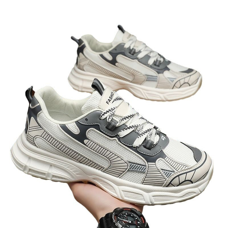 Damen Sportliche Sneakers mit atmungsaktiver Mesh-Oberfläche und rutschfester Sohle R&B