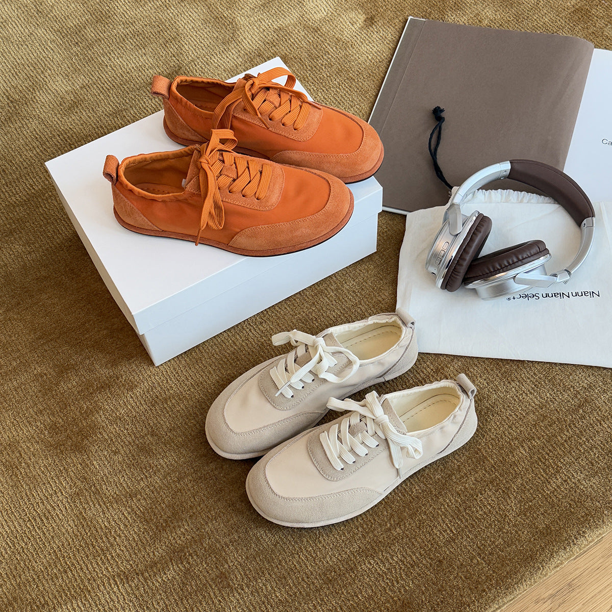 Damen Sportliche Sneakers mit dämpfender Sohle und atmungsaktivem Obermaterial