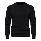 Herren Strickpullover mit modernem Strukturdesign