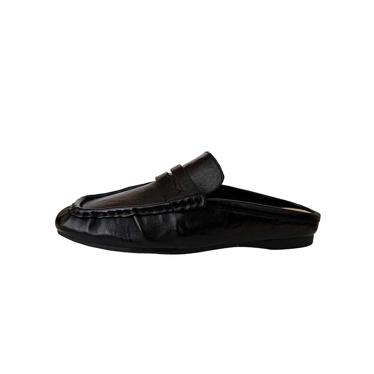 Damen Mokassins aus hochwertigem Leder mit elegantem Riemendesign